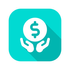 Flat Long Shadow Icon