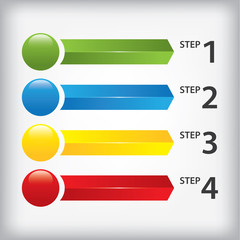 Obraz premium Corporate business info graphic