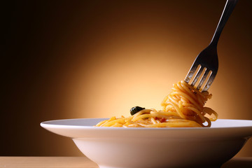 トマトと野菜のパスタ