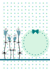 Fondo vintage para bebés 