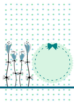 Fondo vintage para beb&eacute;s 