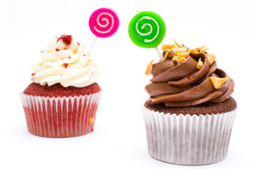 Birthday cupcakes