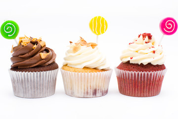 Birthday cupcakes