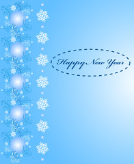 Christmas background with snowflakes