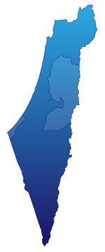 Israel in Blau