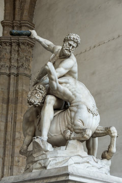 Hercules and the Centaur Sculpture, Florence, Italy
