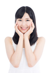 Fototapeta premium 喜ぶ女性