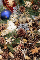 Obraz premium new year and merry christmas background
