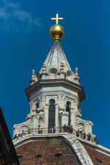 Fototapeta premium Pinnacle of the dome of Santa Maria del Fiore, Florence, Italy