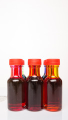 Different color variety of liquid food color additives