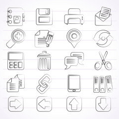 internet Interface Icons -  vector icon set