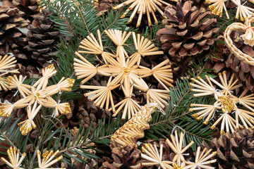 Obraz premium new year and merry christmas background