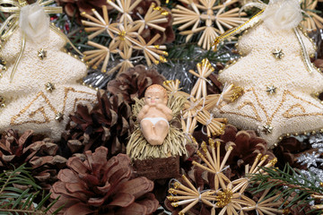 new year and merry christmas background