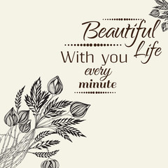 Floral ornate pattern