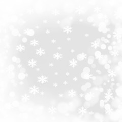Christmas snowflakes background