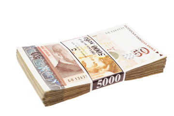 finances concept. pile of money