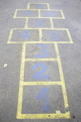 Hopscotch game