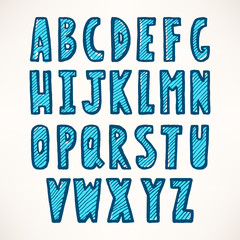 cute striped font