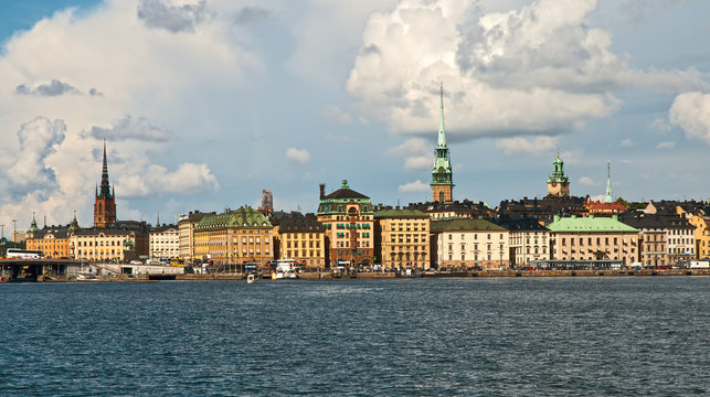 Panorama of the centre of Stockholm