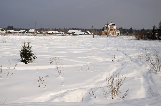 Russian winter landscape