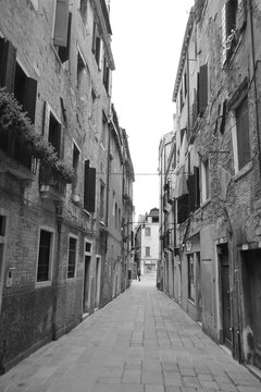 Pedestrianized street, Venice.