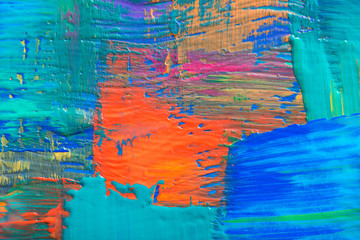Abstract art background. Hand-painted background