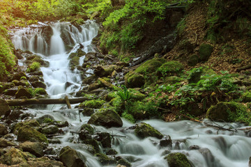 Beautiful view of waterfall in Yedigoller National park