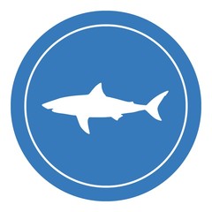 Requin dans un panneau