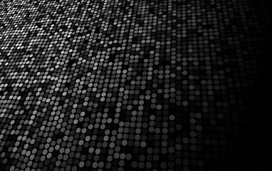 black and white dots stage background