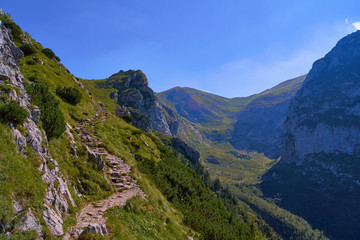 Hiking in the High Tatras mountains in Poland