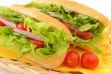 美味しそうなサンドイッチ