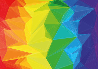 Colorful Vector Triangular Background