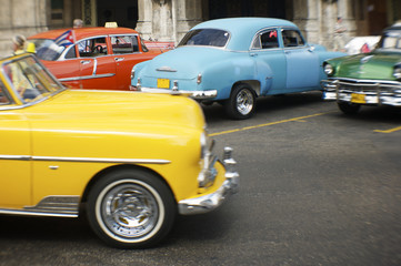 Vintage American Cars Havana Cuba