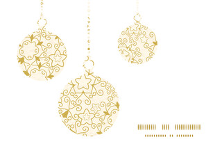 Vector abstract swirls old paper texture Christmas ornaments
