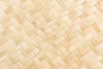 close-up of weave basket texture for use as background