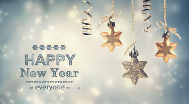 Happy New Year Everyone! Stock Photo | Adobe Stock