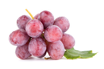 Bunch of red grapes