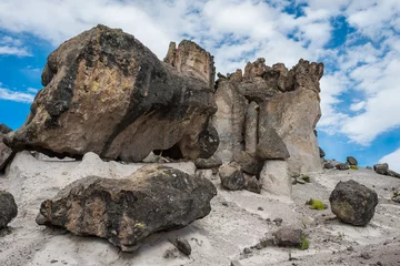 Wandaufkleber Imata Stone Forest in the peruvian Andes Arequipa Peru © snaptitude