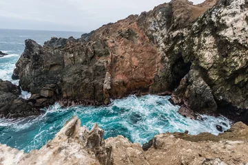 Foto op Canvas cliffs near the sea in the peruvian coast at puerto inca Peru © snaptitude
