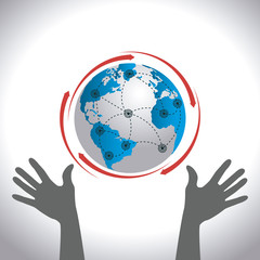 World  design, vector illustration.