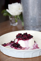 Mixed berries panacotta