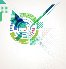 Abstract futuristic business background.