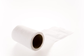 white tissue paper on white background.
