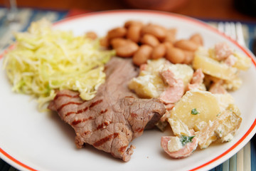 Simple and tasty food of north Italian farmers