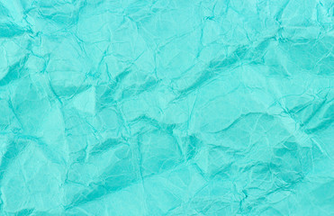 Blue teal crumbled recycled paper background texture