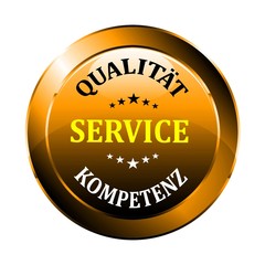 Service - Button gold