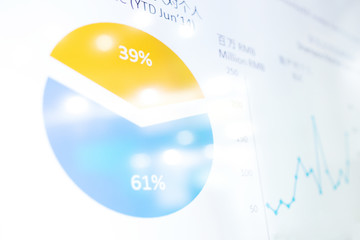 modern business data touch screen