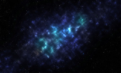 nebula galaxy with stars