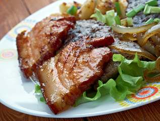 Calf liver and bacon