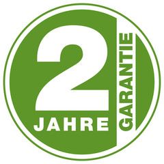 Garantie - 2 Jahre